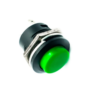 Green R13-507 16MM 2PIN Momentary Self-Reset Round Cap Push Button Switch.4