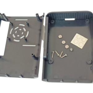 Raspberry Pi 4 Black Compact ABS Case