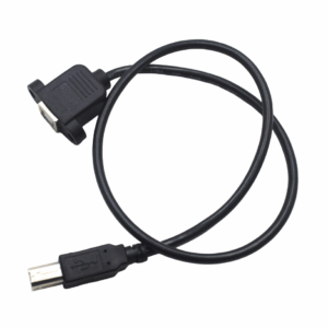 50cm USB 2.0 B Female Socket, Printer To B Male Plug Panel Mount, Extension Cable