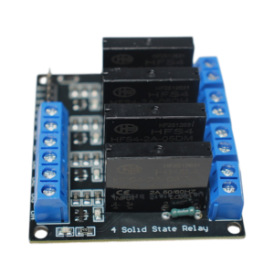 4 Channel 5V Relay Module Solid State High Level SSR DC Control 250V 2A with Resistive