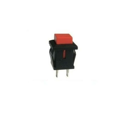 Red DS-431 2PIN OFF-ON Self-Reset Square Push Button Switch(NC Press Break).2 Red DS-431 2PIN OFF-ON Self-Reset Square Push Button Switch(NC Press Break).2