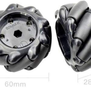 Red McNamum Wheel 60MM- K（4pcsset）Compatible with 6.7mm couplings.2