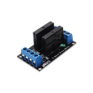 2 Channel 3-24V Relay Module Solid State Low Level SSR DC Control DC with Resistive Fuse