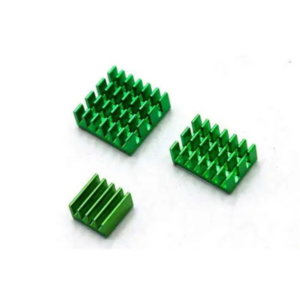 Green 3 in 1 Heat Sink Set Aluminum for Raspberry Pi 4B