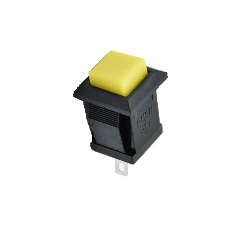 Yellow DS-430 2PIN ONOFF Self-Reset Square Push Button Switch(NO Press Break).2 Yellow DS-430 2PIN ONOFF Self-Reset Square Push Button Switch(NO Press Break).2