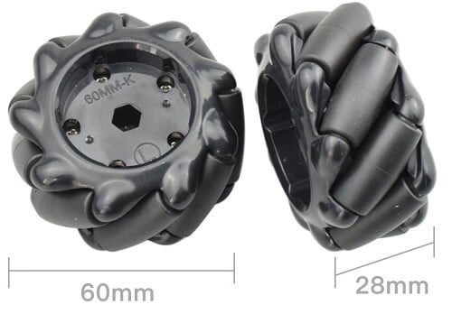Generic Blue Mcnamum Wheel 60Mm K Compatible With 6.7Mm Coupling Pack Of 4 3