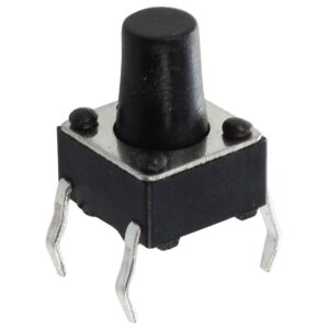 Tactile Push Button Switch 6x6x9mm - 6x6x8mm Tactile Push Button Switch (Pack of 20)