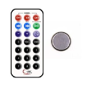 Ir Remote Control Battery 456389 - IR Remote Control with Battery