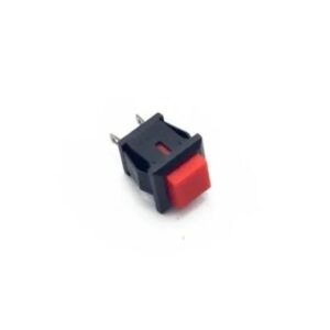 Ds-430 Switch Red - Red DS-430 2PIN ON-OFF Self-Reset Square Push Button Switch（NO Press Break）