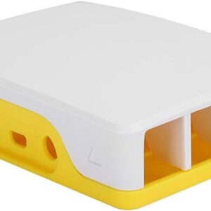 Raspberry 4b White+yellow Case - Raspberry 4B White+Yellow ABS Case China Version
