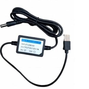 5v Cable 2.1mm - 5V 1A USB Booster Cable DC5.5*2.1MM 9V