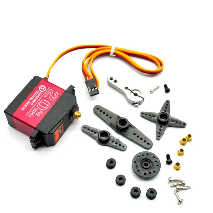 Rds3218 Servo - DSSERVO RDS3218 270 Degree High Torque Digital Steering Gear with Long and Short U4 Metal Parts Torque:21KG