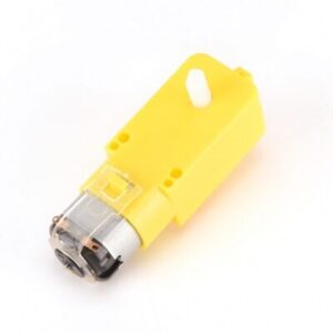 Black Single-shaft DC3V-6V Smart Car Gear Motor Reduction Ratio 1:1203V No-load Speed 50RPM