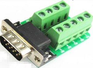 Rs232 485 Pin - Serial DB9 RS232/485 9 pin Terminal Male Screw