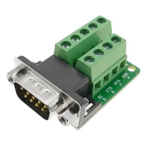 Rs232 485 Pin 9pin 457561 - Serial DB9 RS232/485 9 pin Termina Male Nut