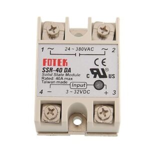 Ssr-40dd Relay - SSR-40DD Input 3-32VDC Output 5-60VDC Solid State Relay