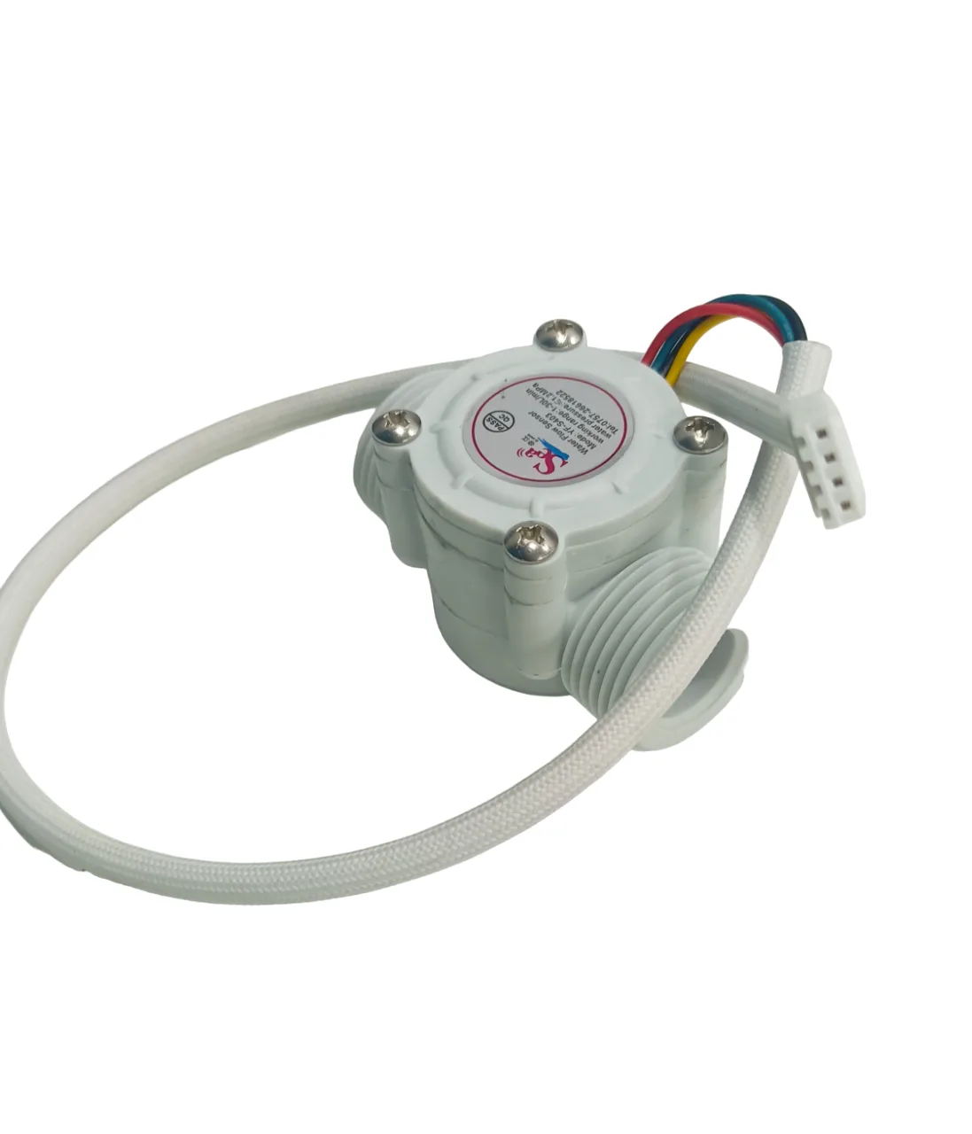 Water Flow Sensor (Sea) YF-S403 Flowmeter with Temperature Sensing G3/4 1-30L/min 5-24V