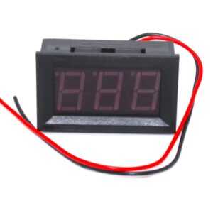 0.56inch 3.5-30V Two Wire DC Voltmeter Blue