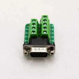 Serial DB9 RS232/485 9 pin Termina Male Nut