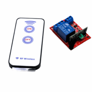 DC 24V 1 Channel Relay Module 433Mhz RF Wireless Remote Control(with Battery)