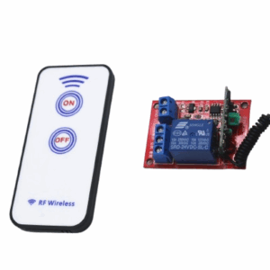 DC 24V 1 Channel Relay Module 433Mhz RF Wireless Remote Control(with Battery)