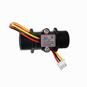 Black Water Flow Sensor (Sea) YF-S201C Flowmeter G1/2 1-30L/min 5-15V