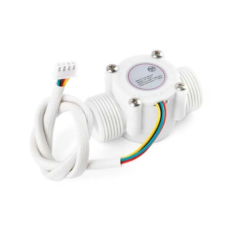 S403 Sensor - Water Flow Sensor (Sea) YF-S403 Flowmeter with Temperature Sensing G3/4 1-30L/min 5-24V