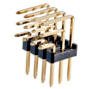 3x4pin bend Pin Header 2.54mm Breakable