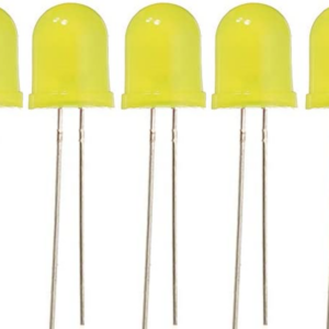 10mm Led - 28mmLeg LED 10MM Yellow (Pack of 10)