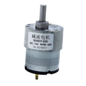 Jgb37 Motor 600rpm Jgb37-520 - JGB37-520 DC12V 600RPM/MIN Miniature Forward and Reverse Brushed DC Speed Reducer Motor
