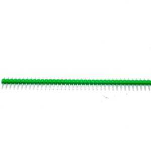 2.54mm Single Row Male 1X40 Pin Header Strip green (Pack of 10)