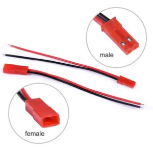 JST 2P Male+Female Terminal Connection Socket2