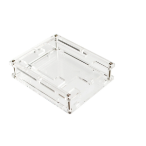 Transparent Acrylic Raspberry Case - Transparent Acrylic Case for Raspberry Pi 4B Supporting 3007/3010 Fans