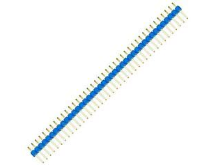 2.54mm Single Row Male 1X40 Pin Header Strip blue (Pack of 10 )