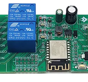 Dc5v Module 80v - DC5V/8-80V ESP8266 Wireless WIFI Relay Module 2 Channel ESP-12E Wifi Development Board Power Supply for ...
