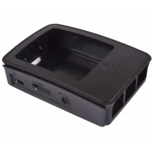 All Black Raspberry Case - All Black Raspberry Pi 4B Case ABS Enclosure Box Shell