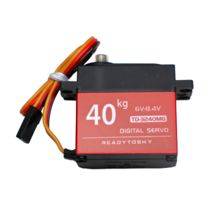 40kg Digital Servo Motor - 40KG Digital Servo Large Torque Motor Metal Gear 25T Arm Default 180 degrees.