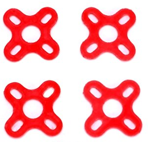 Pcs Rubber Anti Motor - 4 PCS Rubber Anti-Vibration Motor Pad for 22xx 23xx Motor(Red)