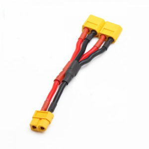Xt60 Adapter 10cm - XT60 1 Female to 2 Male Parallel Connector Y Splitter Adapter