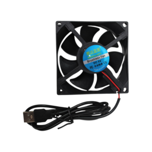 DC5V 0.27A 8025 Oil Containing Cooling Fan with USB 1M Cable Size:80*80*25MM