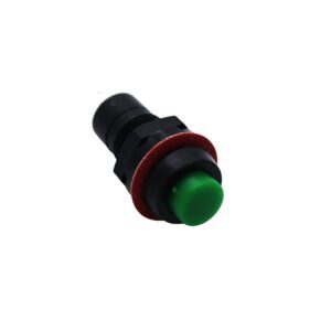 Ds-211 Switch 10mm - Green DS-211 10MM 2PIN Self-Locking Round Button Switch