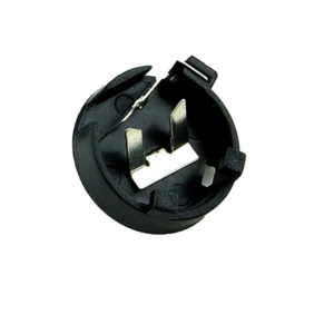 Cr1220 Battery Black - Black CR1220 Button Battery Straight Socket