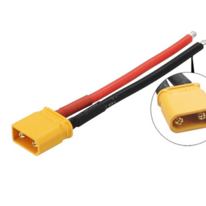 Xt30u Connector - XT30U Male Connector Silicone Wire (16 AWG)
