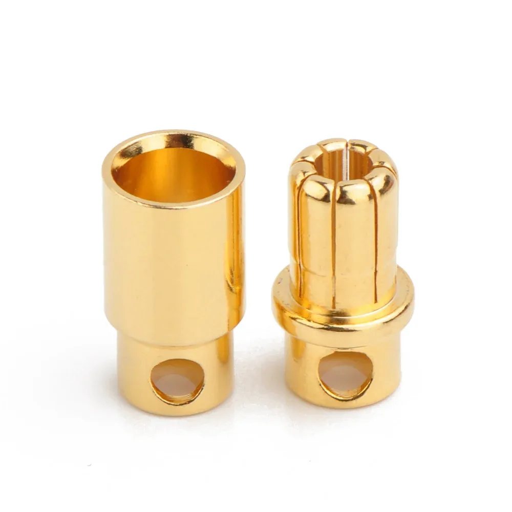 8mm Connector - 8mm Gold-plated cross Male&Female Banana Connector