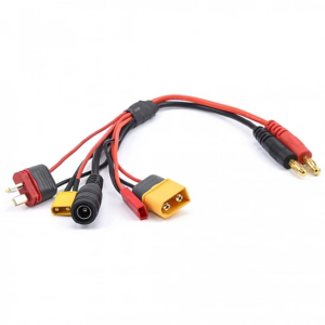 Xt60 Adapter 20cm 464917 - 20cm 20AWG 4.0mm Banana Plug to XT60 XT30 DC5.5 T Plug Charger Adapter Cable