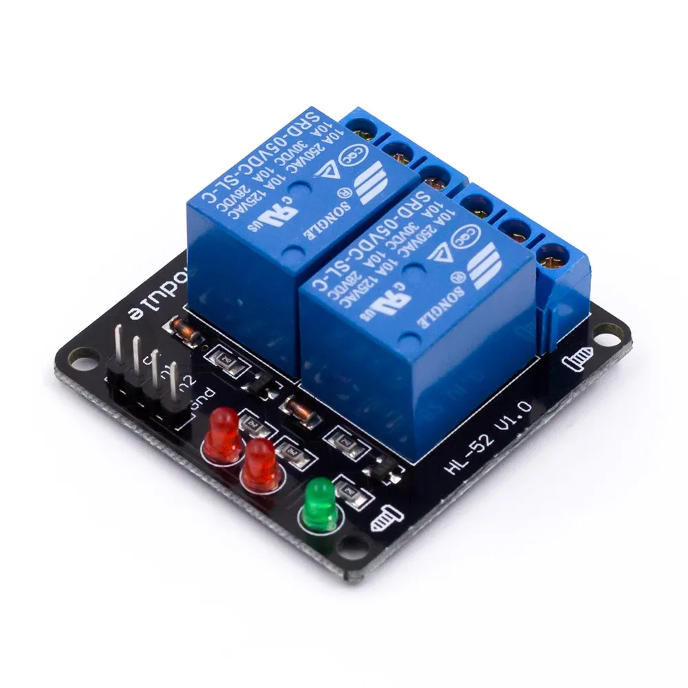 24v Module - 24V 2 Channel Low Level Relay Module Without Light Coupling