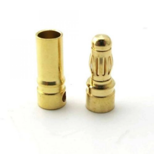 3.5mm Connector - 3.5mm Male&Female Gold Bullet Banana Connector