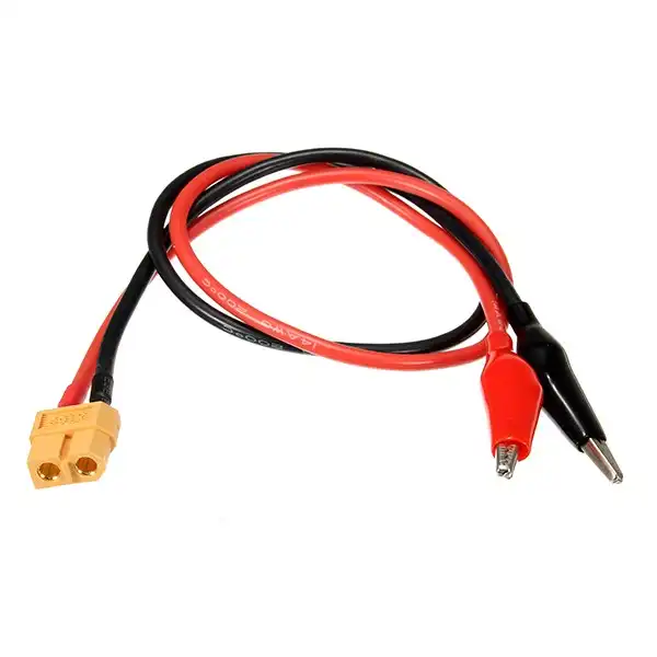Xt60 Connector 30cm - XT60 Female to Crocodile Clip Connector Plug wire:14AWG 30cm