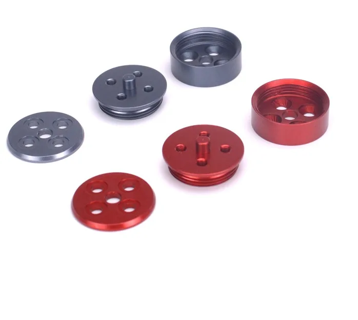 Quick Release Prop Mount - Quick Release Prop Base Mount CW & CCW for 12-18 Inch Prop Color: CW in Red ; CCW in Sliver
