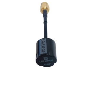 MINI Lollipop 5.8G RHCP image transmission antenna 60mm Connector:RHCP SMA black 60mm